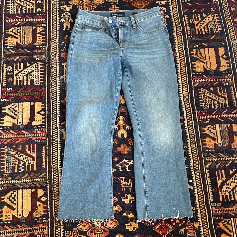 Lucky Brand Ava Crop Mini Boot size 6